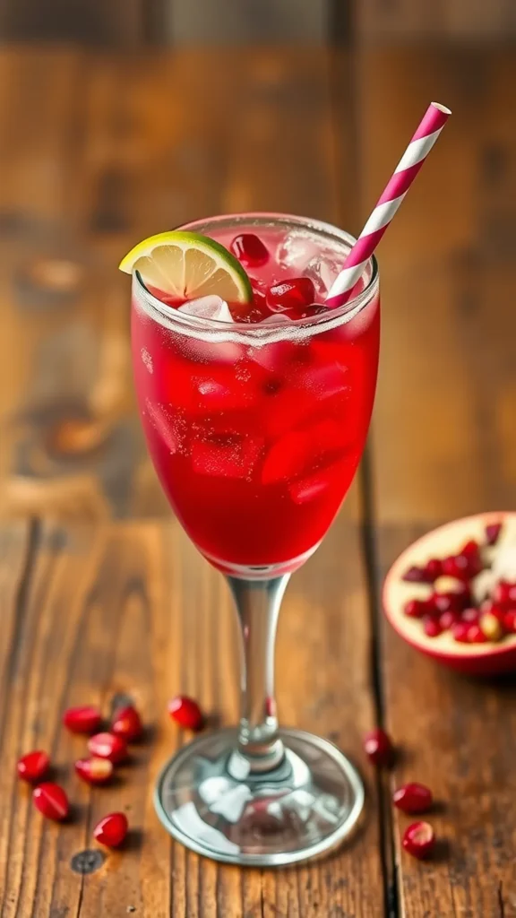pomegranate passion fizz