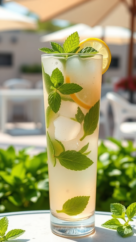white wine mojito
