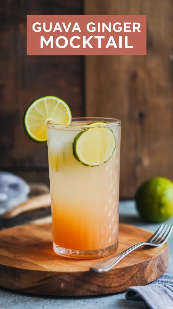 guava ginger mocktail