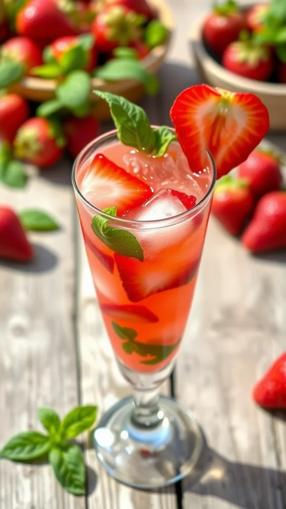 strawberry basil smash
