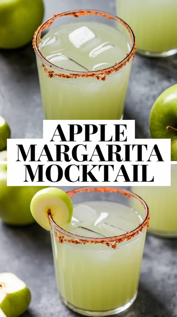 apple margarita mocktail recipe