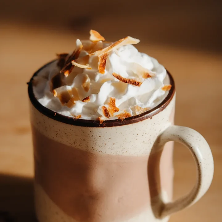 Toasted Coconut Hot chocolate