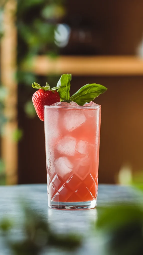 strawberry basil smash