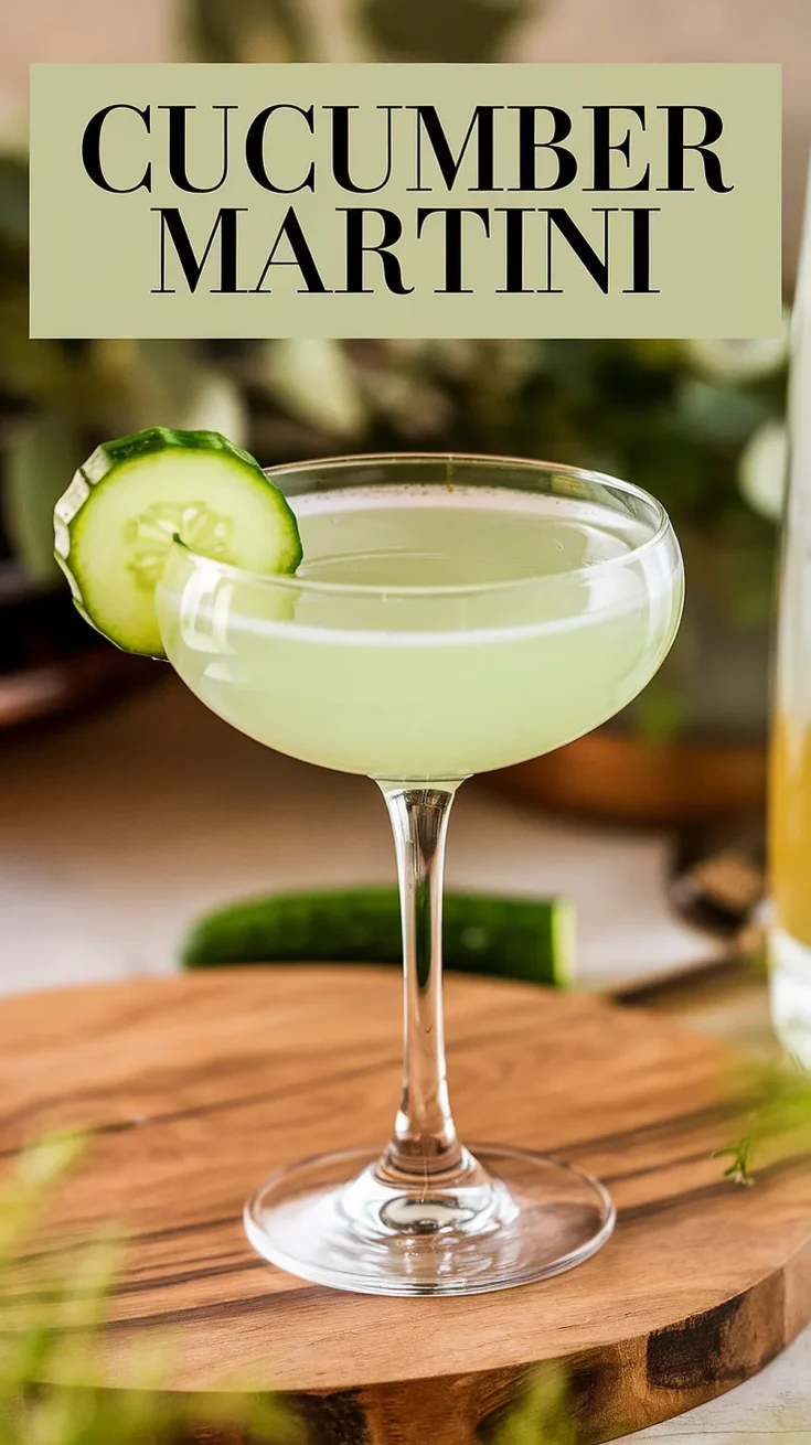 cucumber martini