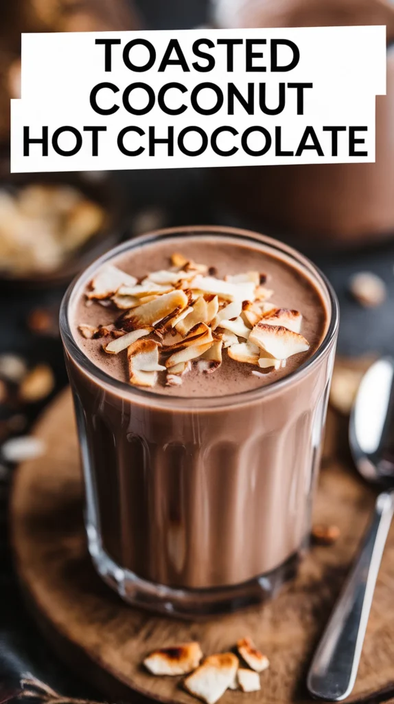Toasted Coconut Hot chocolate