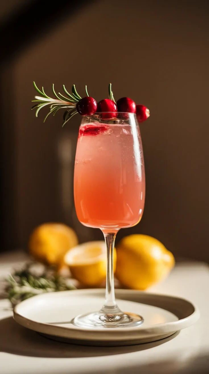 cranberry mimosa