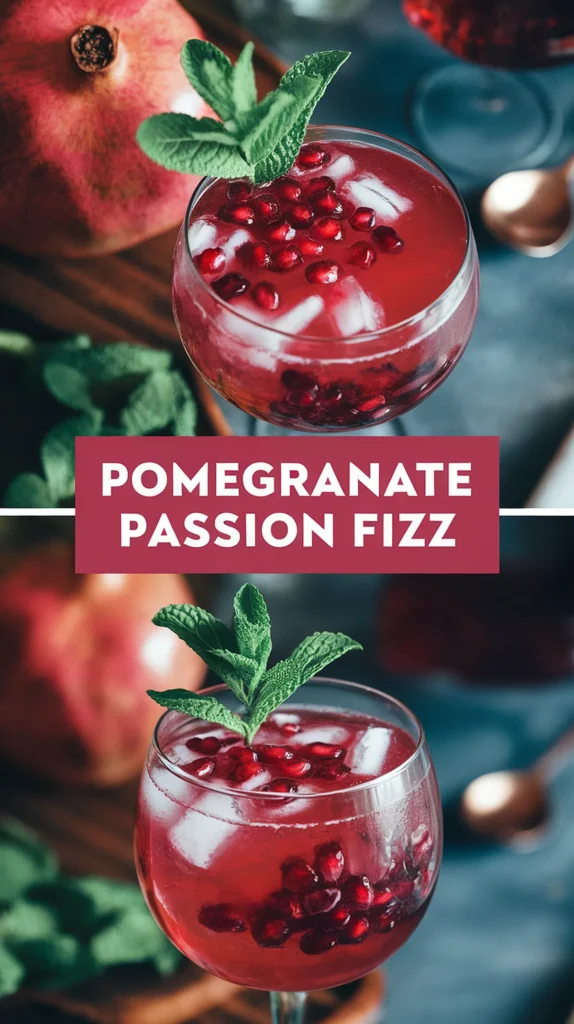 pomegranate passion fizz