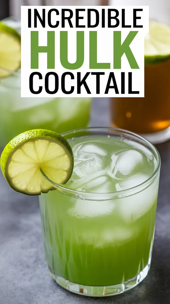 incredible hulk cocktail
