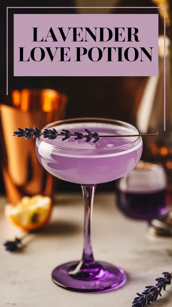 citrus and lavender drinks