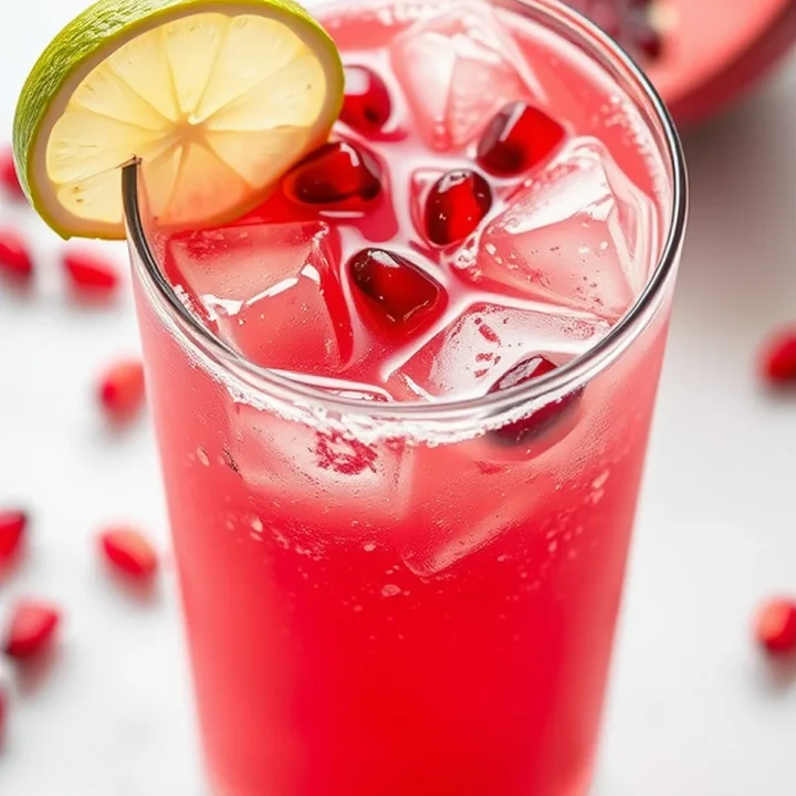 pomegranade passion fizz for valentines day