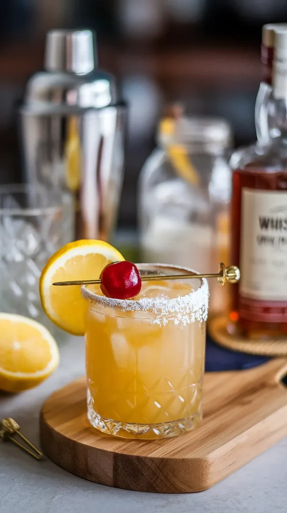 Whiskey Sour Cocktail Recipe With Fresh Lemon Juice And Syrup Without Whiskey Sour Cocktail Recipe With Fresh Lemon Juice And Syrup Without