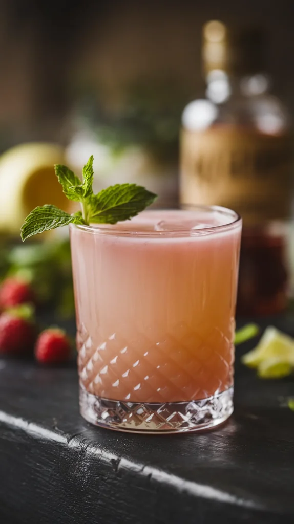 vanilla berry vodka cocktail