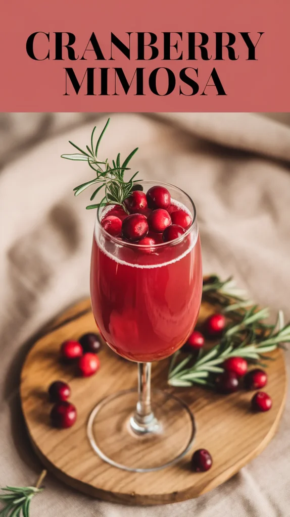 cranberry mimosa
