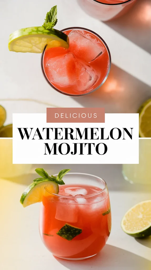 watermelon mint mojito