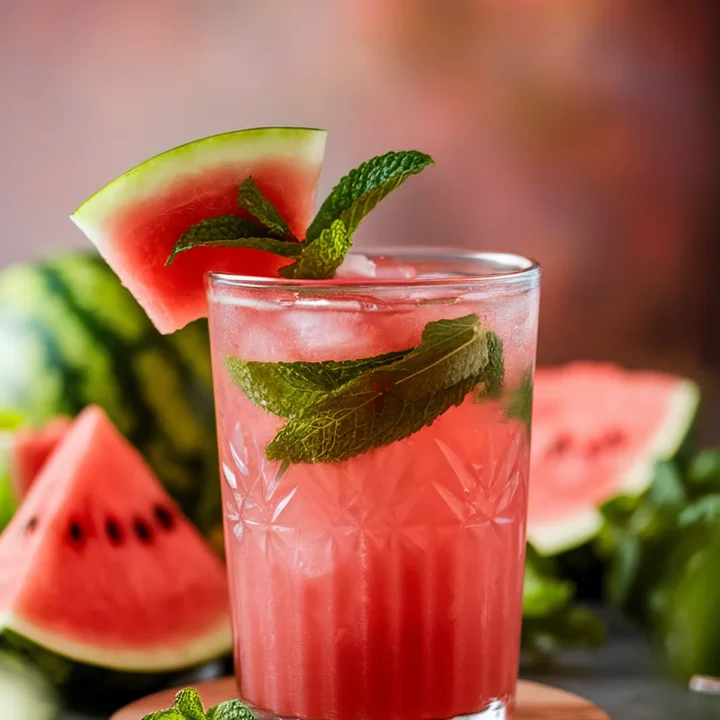 refreshing watermelon mojito