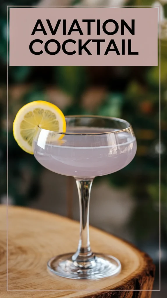 Aviation Cocktail Recipe