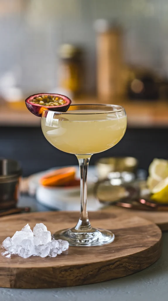 Tropical Passion Fruit Martini Recipe passion fruit martini