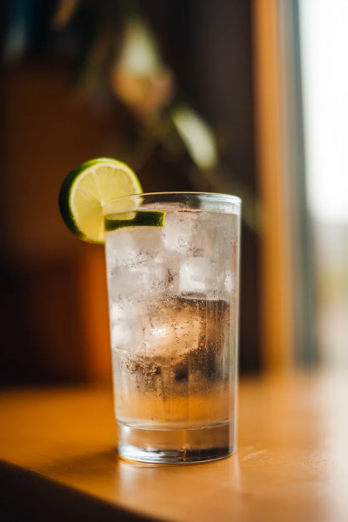 vodka and tonic drink