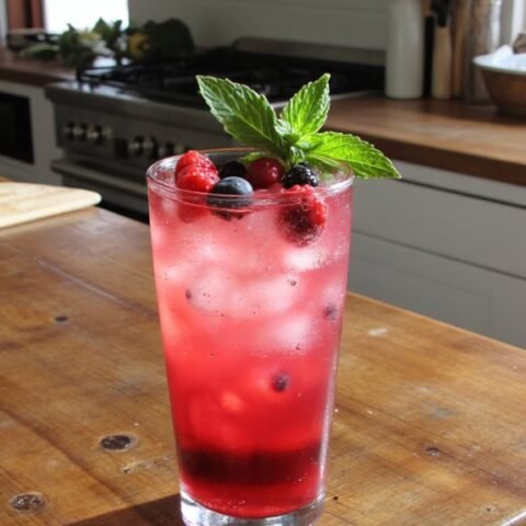 berry citrus punch mocktail