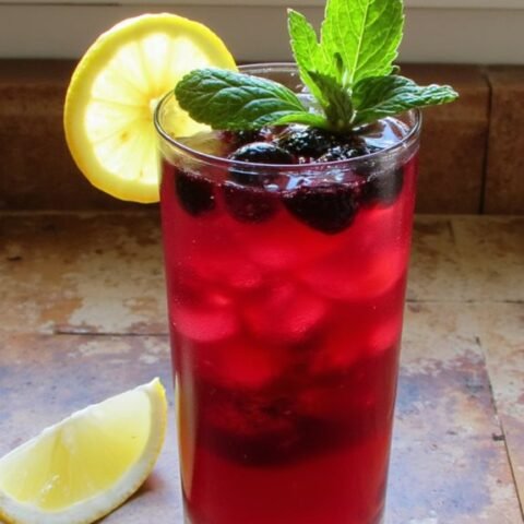 hibiscus berry delight mocktail
