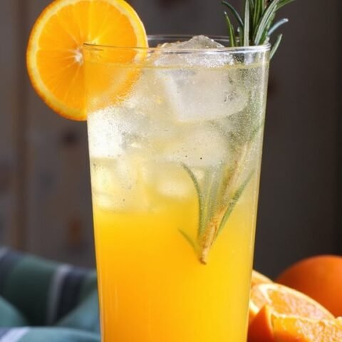 orange rosemary fizz recipe
