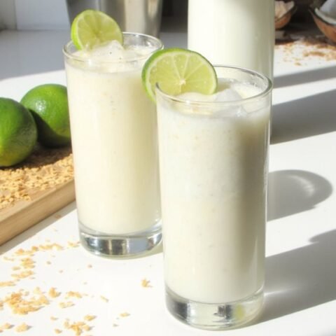 tropical coconut lime refresher
