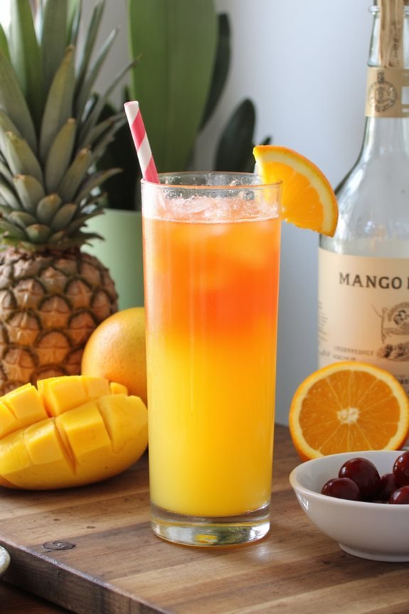 citrus mocktail food pairings