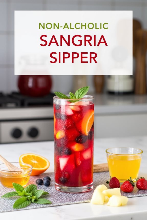 flavorful non alcoholic sangria variations