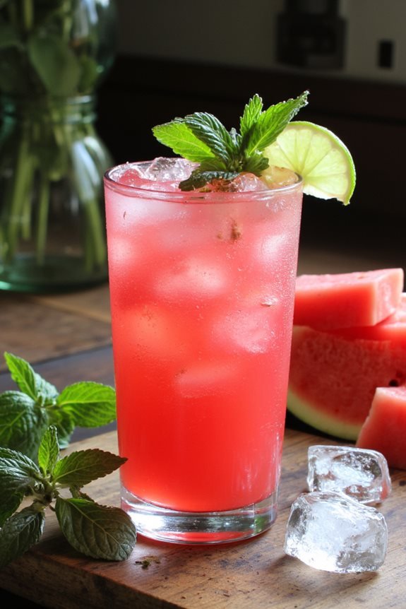 hydrating nutritious refreshing mocktail