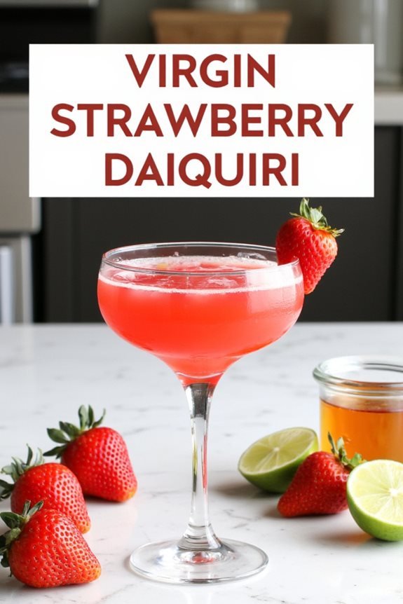 perfect homemade strawberry daiquiri
