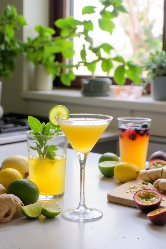 tropical cocktail variations explored