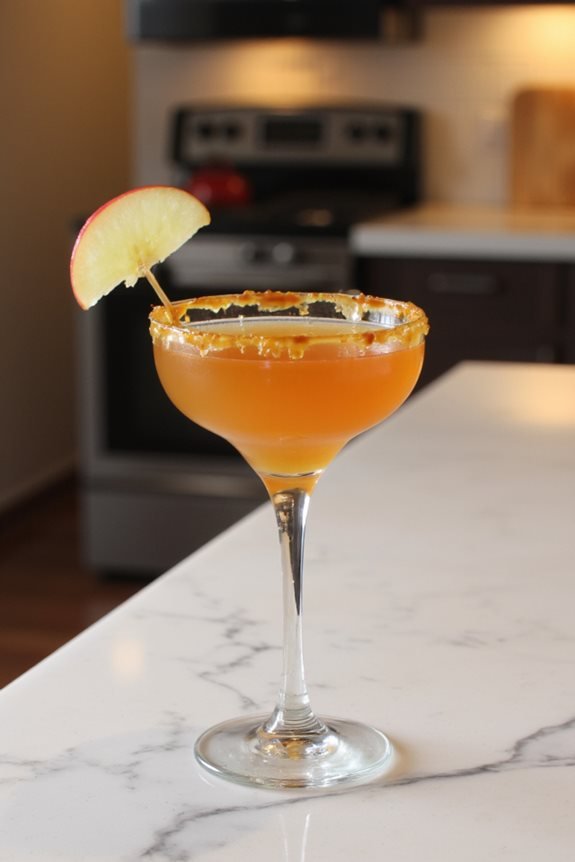 fancy fall dessert cocktail