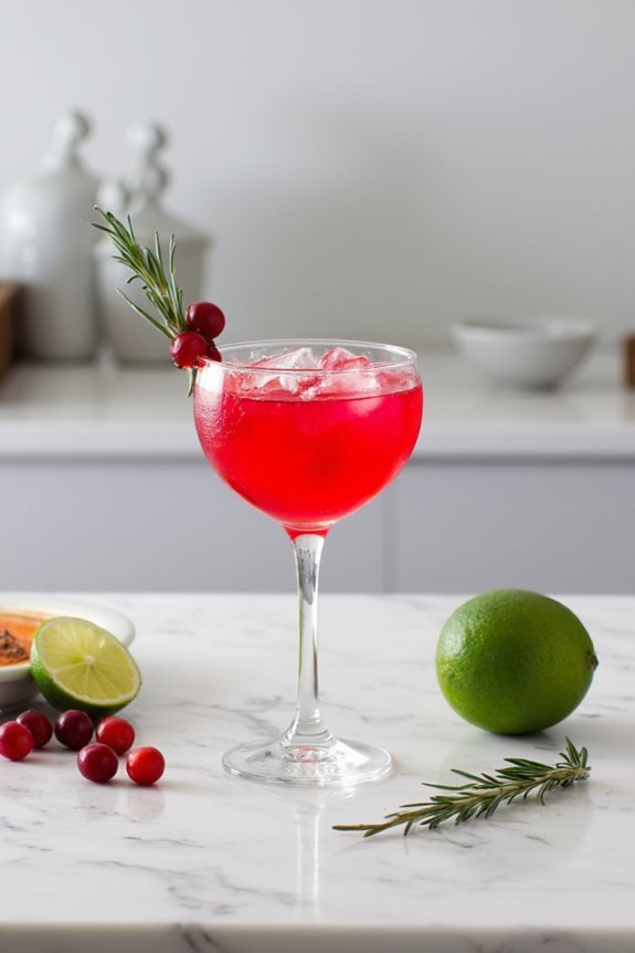 festive cranberry cocktail recipe