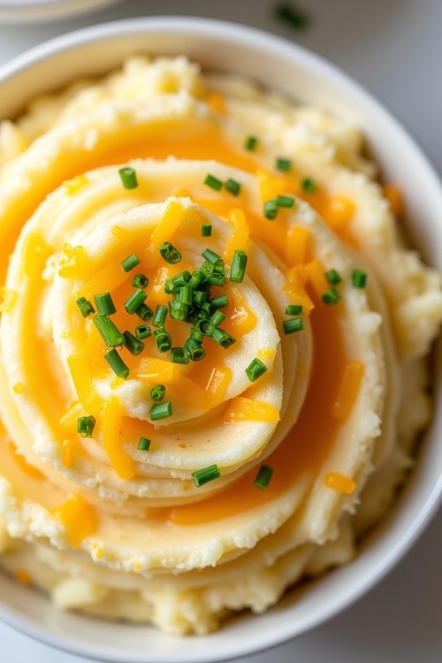cheesy creamy mashed potatoes