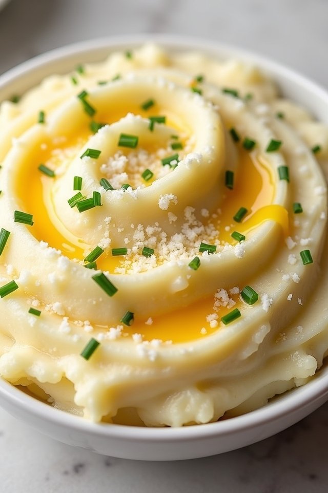 creamy parmesan mashed potatoes