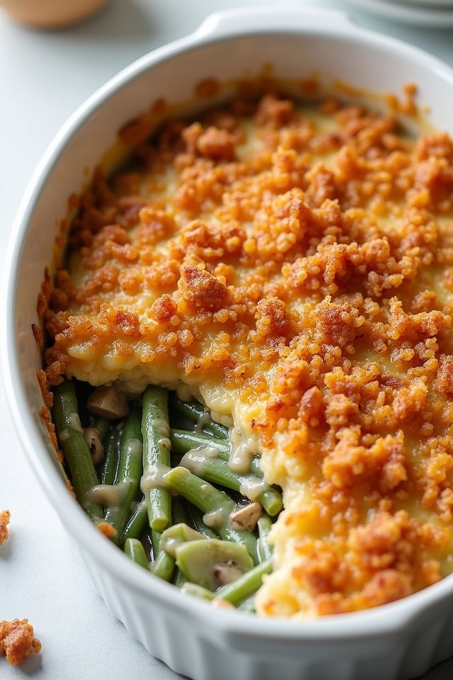 crispy onion green bean casserole