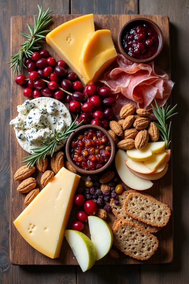 festive holiday charcuterie board