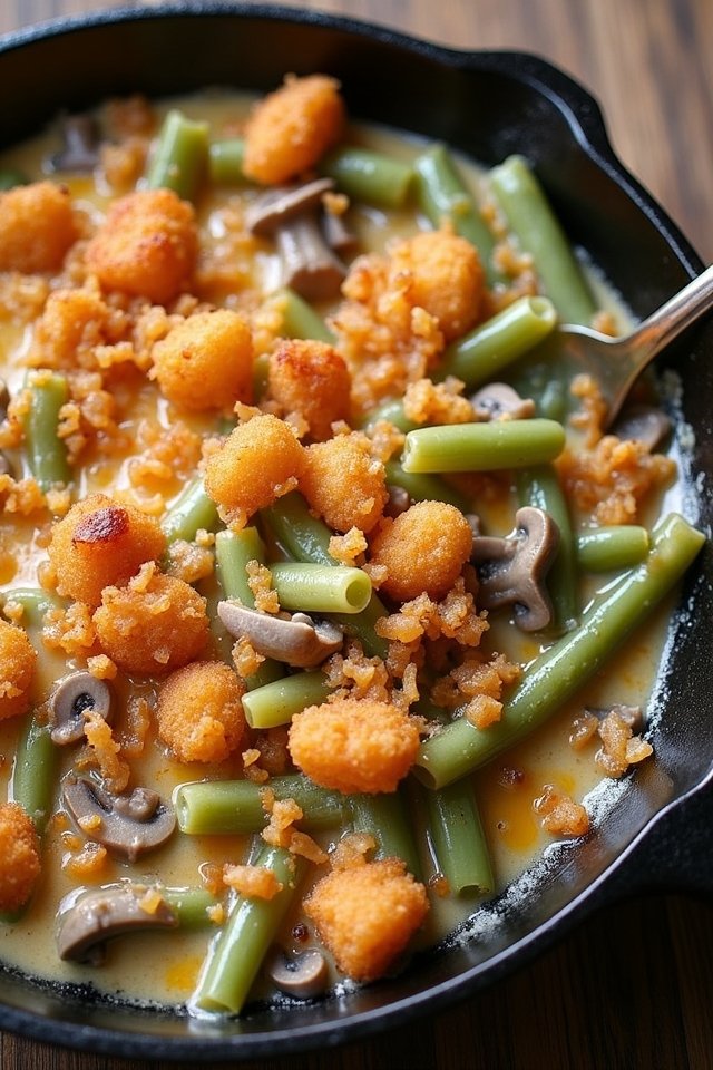 one pan green bean casserole