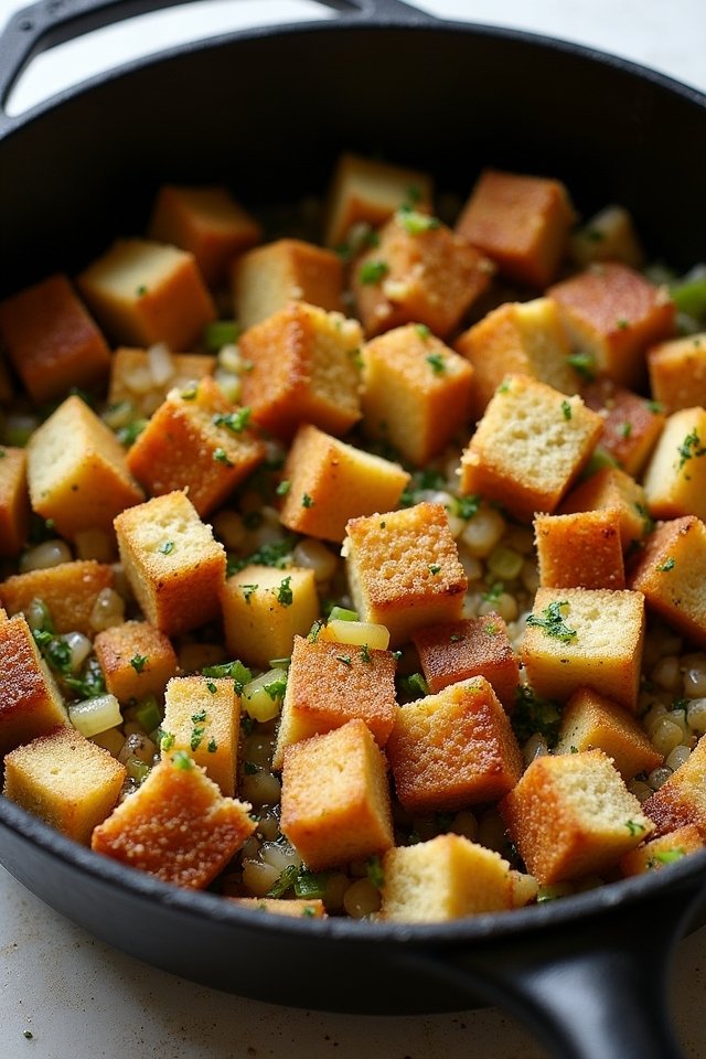 quick skillet stuffing recipe