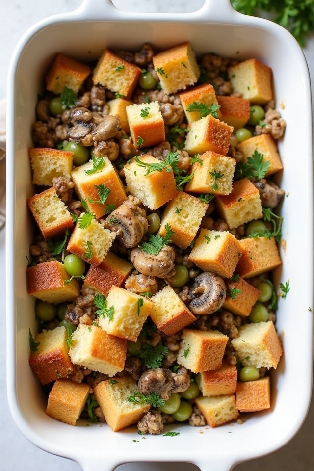 savory mushroom celery stuffing