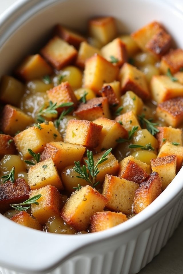 savory turkey drippings stuffing