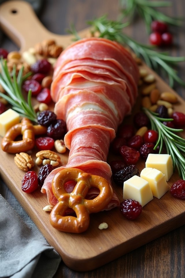 turkey leg snack platter