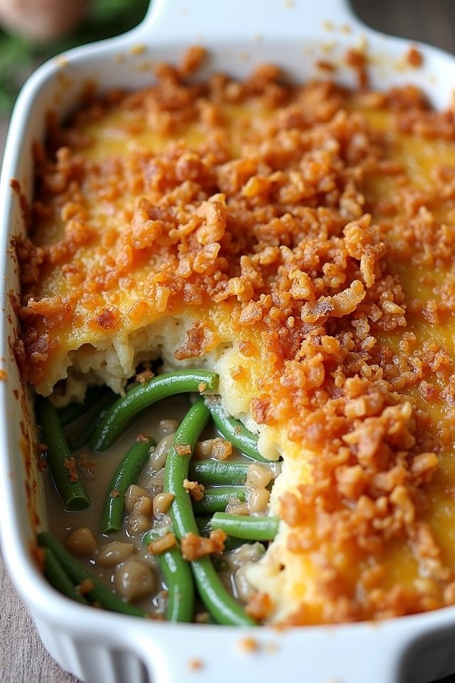vegan green bean casserole recipe