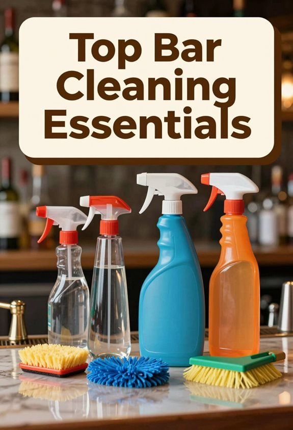 essential bar cleaning tools