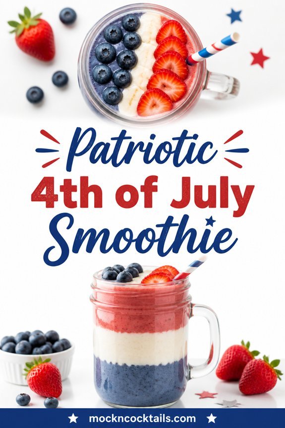berry banana patriotic smoothie