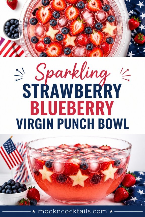 berry sparkling fruit punch