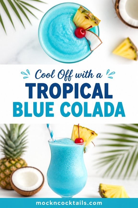 blue coconut pineapple bliss