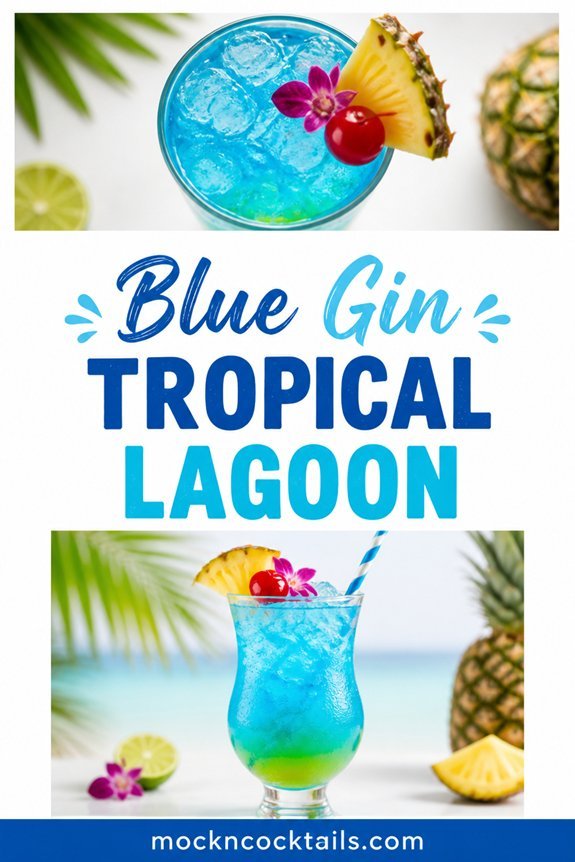 blue tropical cocktail recipe