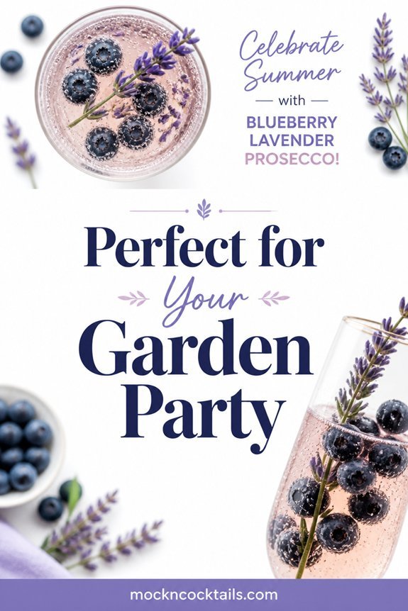 blueberry lavender prosecco cocktail