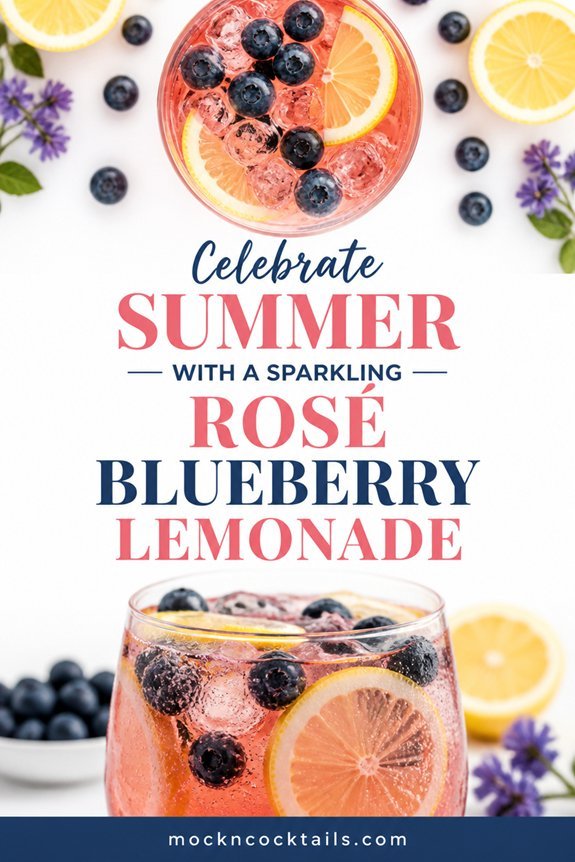 blueberry lemonade sparkling cocktail